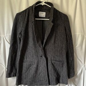 Gray/black Blazer